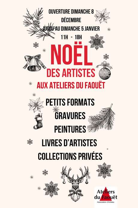 Noël des artistes aux ateliers du Faouët