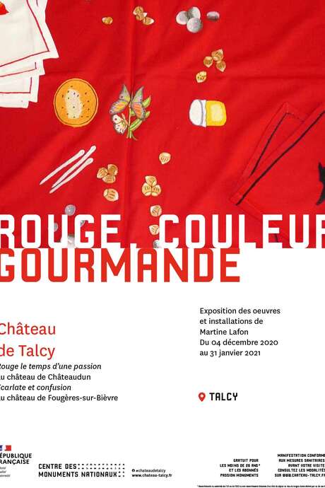 Rouge, couleur gourmande au château de Talcy Rouge, couleur gourmande au château de Talcy