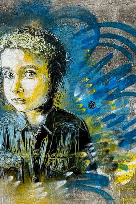 Portrait de Chiara - C215 - 2024