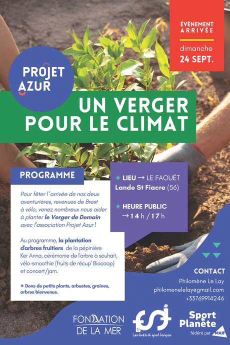 Projet azur : Un verger pour le climat Projet azur : Un verger pour le climat