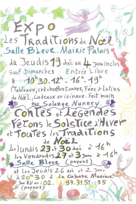 Exposition : Solange Nunney : "Les traditions de Noel" Du 19/12/2024 au 4/1/2025