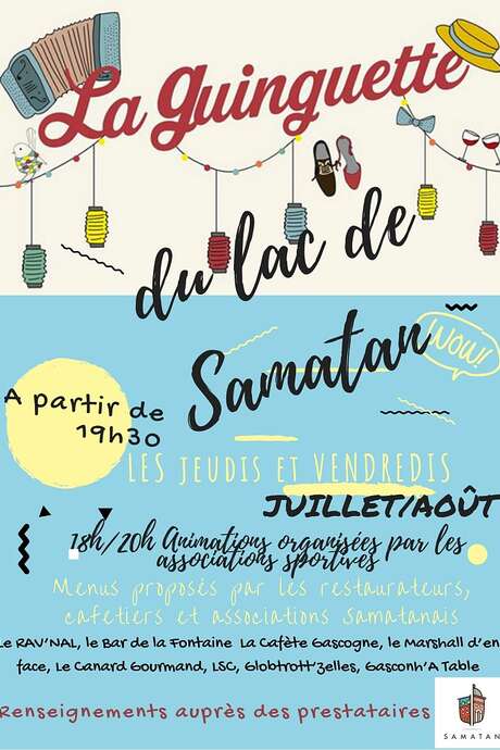 SOIRÉE GUINGUETTE AU LAC SOIRÉE GUINGUETTE AU LAC