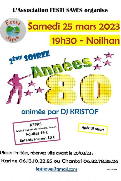 SOIRÉE ANNÉES 80