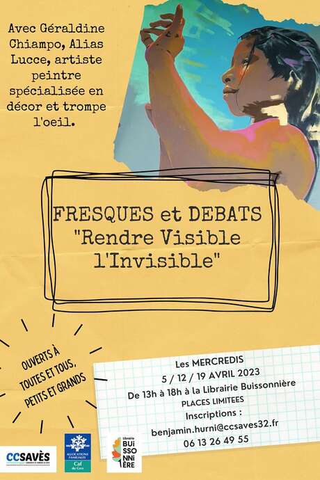 FRESQUES ET DÉBAT: RENDRE VISIBLE L’INVISIBLE