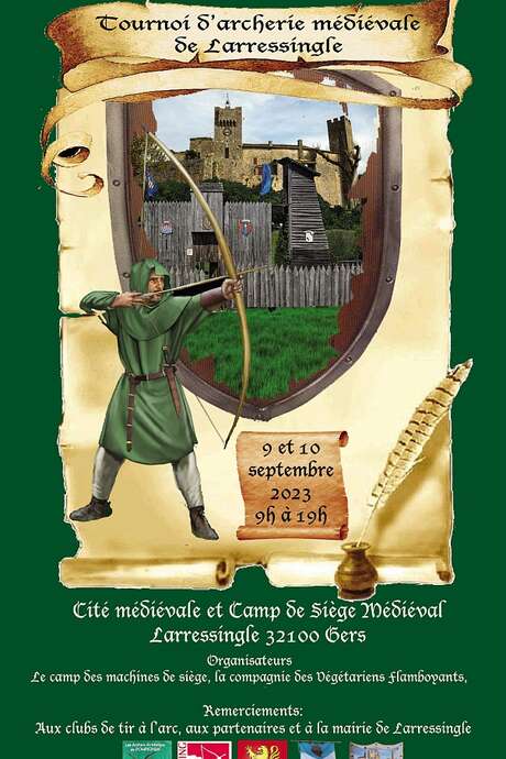 TOURNOI D'ARCHERIE MEDIEVALE A LARRESSINGLE