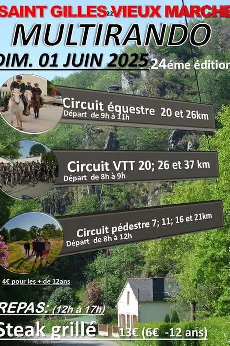 Multi Rando Pédestre VTT Equestre