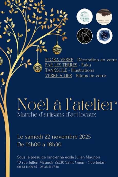 Noël à l'Atelier - Marché d'artisans d'art locaux