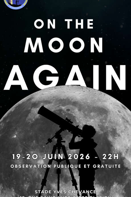 On The Moon Again - Observation de la Lune à Plésidy
