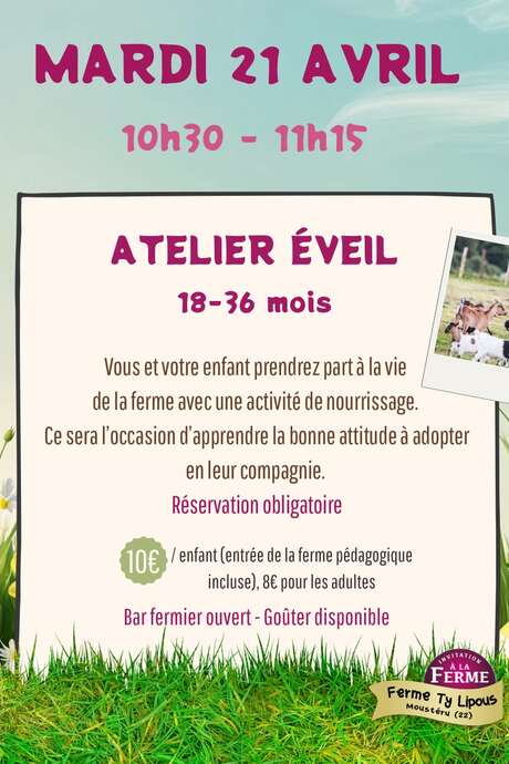 Atelier Eveil (18-36 mois)