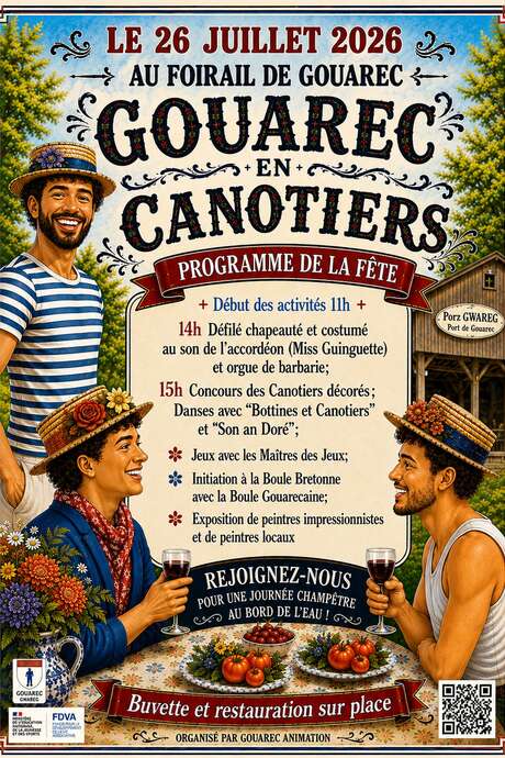 Gouarec en canotiers