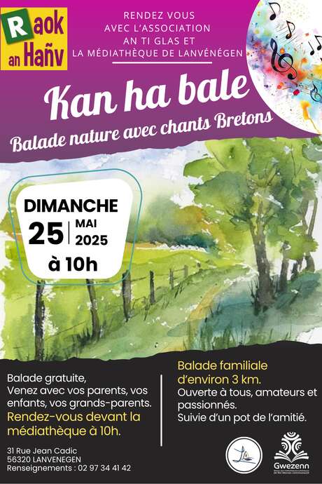 Balade nature avec chants bretons