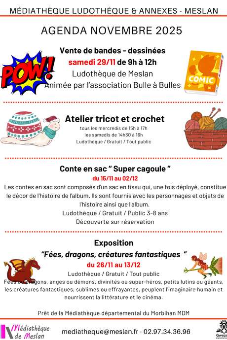 Novembre à la médiathèque Novembre à la médiathèque