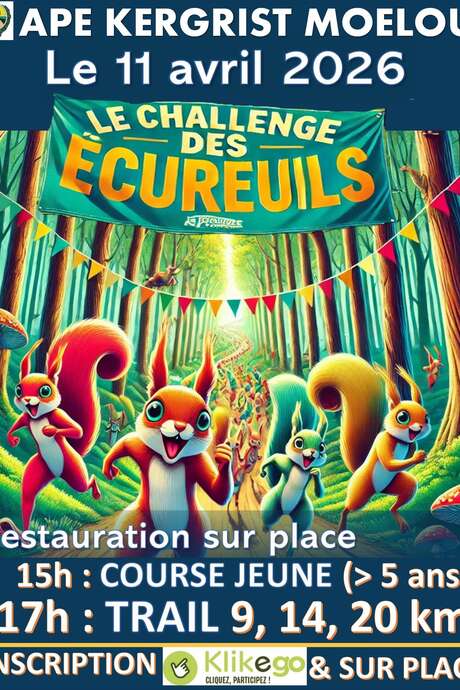 Trail des écureuils de Kergrist-Moëlou
