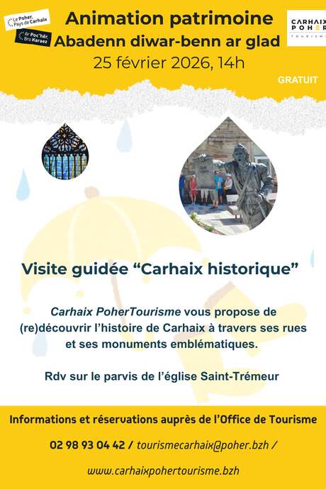 Visite guidée : Carhaix historique