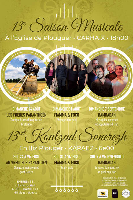 13è saison musicale de Plouguer : Fiamma et Foco