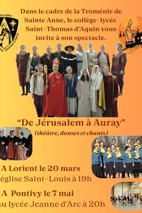 Spectacle : De Jérusalem à Auray