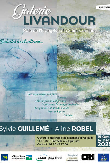 Exposition temporaire "Balades ici et ailleurs..." - Sylvie Guillemé, Aline Robel