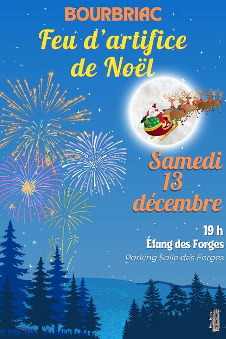 Feu d'artifice de Noël