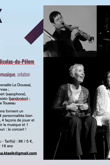 Spectacle Le Quatuor Théâtre et Musique, création Spectacle Le Quatuor Théâtre et Musique, création