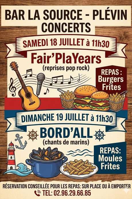 Concerts au Bar la Source