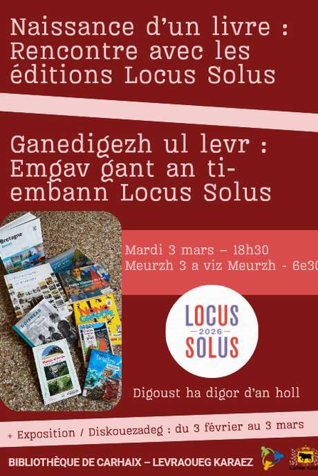 Bibliothèque :   Rencontre-Conférence-Expo "La chaine du livre et l'édition en Bretagne"