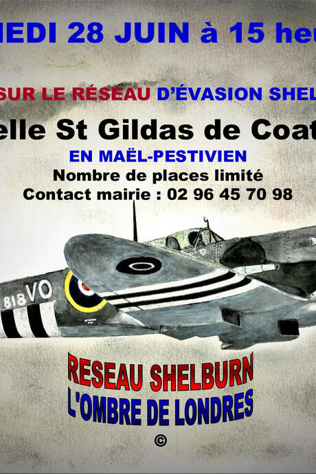 Conférence sur le réseau d'évasion Shelburn en 1944
