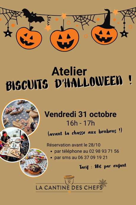Atelier Biscuits d'Halloween à la Cantine des Chefs