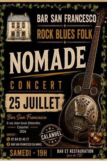 Concert rock, blues, folk