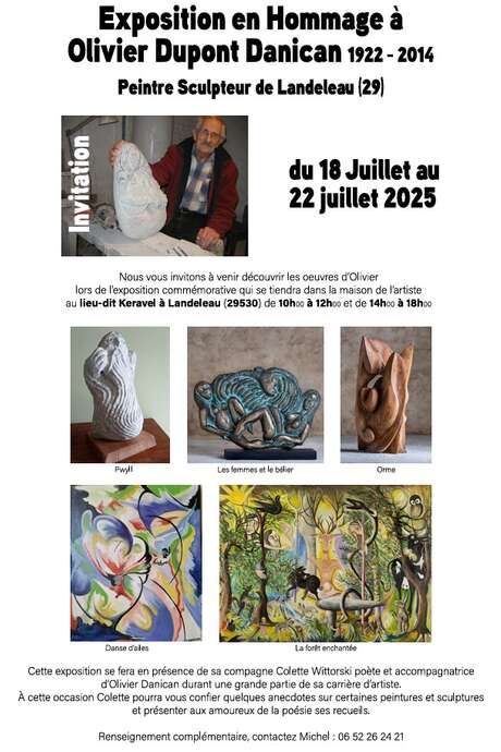 Exposition en hommage à Olivier Dupont Danican