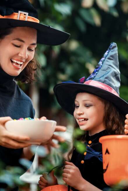 Chasse aux bonbons d'Halloween