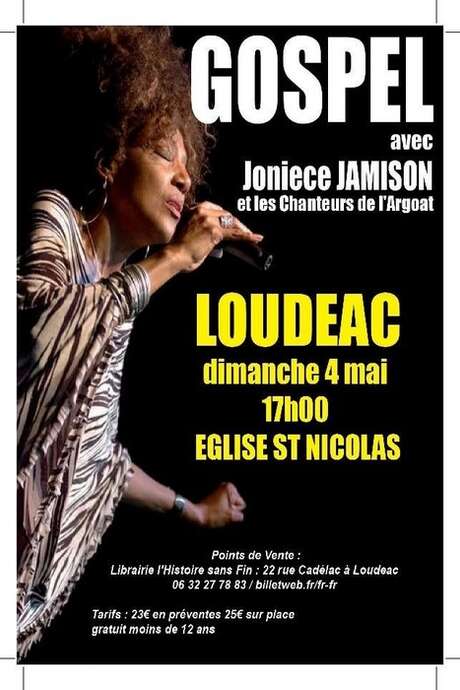 Concert Gospel Joniece Jamison et les chanteurs de l'Argoat