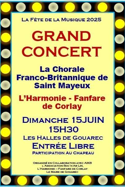 Grand Concert sous les Halles de Gouarec