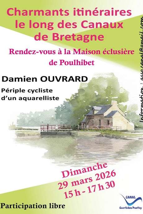 Conférence "Charmants itinéraires le long des canaux de Bretagne"