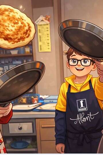 Chandeleur enfants "Concours lancer de crêpes...et mini crêpes party"