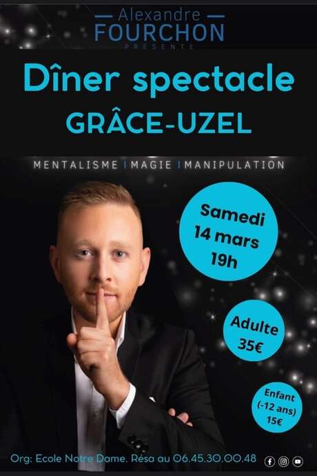 Dîner spectacle Mentalisme Magie