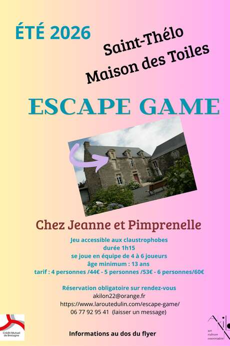 Escape-Game : Chez Jeanne et Pimprenelle