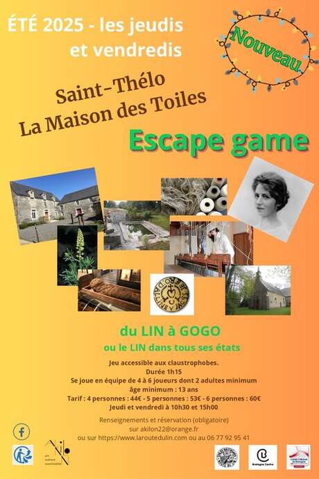 Escape-Game : Du lin à Gogo ou le lin dans tous ses états
