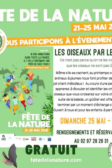 Fête de la Nature - Sortie les oiseaux par le son