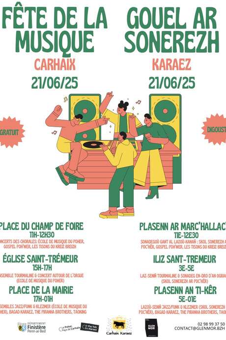 Fête de la Musique à Carhaix!!