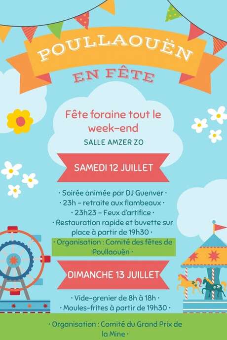 Poullaouen en Fête :  Fête Foraine ...