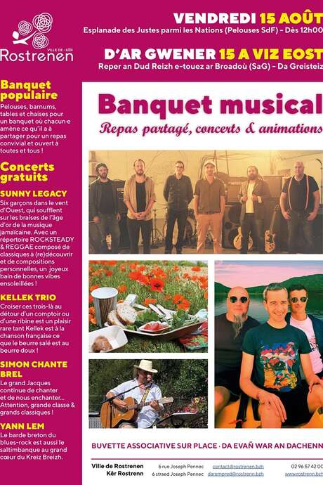 Gouelioù Rostrenn - Banquet partagé & musical