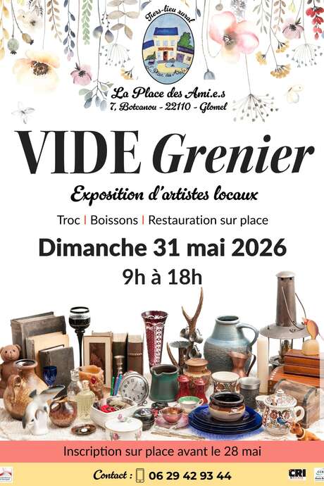 Vide Grenier et exposition d'artistes locaux à Botcanou