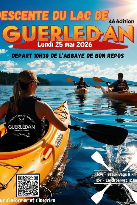 Descente du lac de Guerlédan