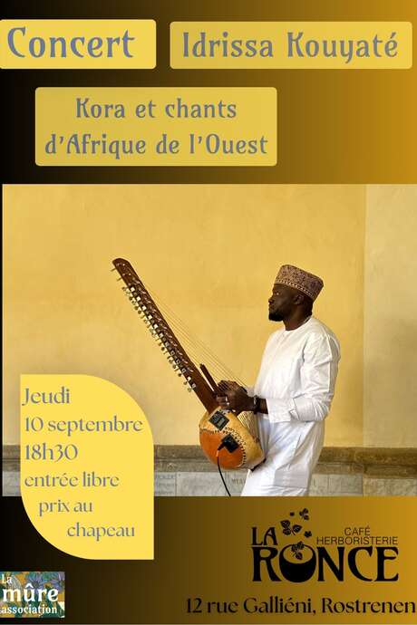 Concert de Kora et chants d'Afrique de l'Ouest - Idrissa Kouyaté