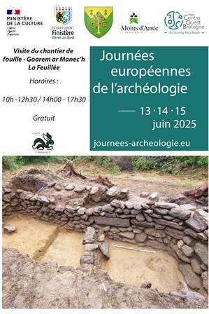 Journées Européennes de l'Archéologie : visite du chantier de fouilles à La Feuillée