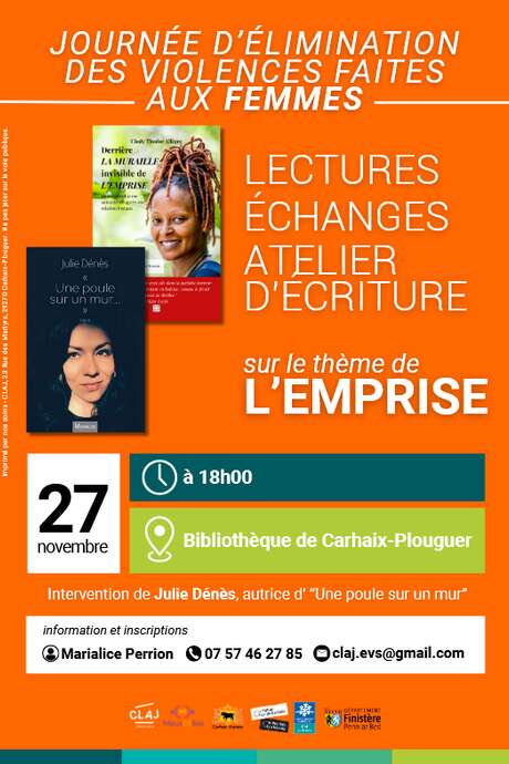 Bibliothèque : Lectures, temps d'échanges et atelier d'écriture