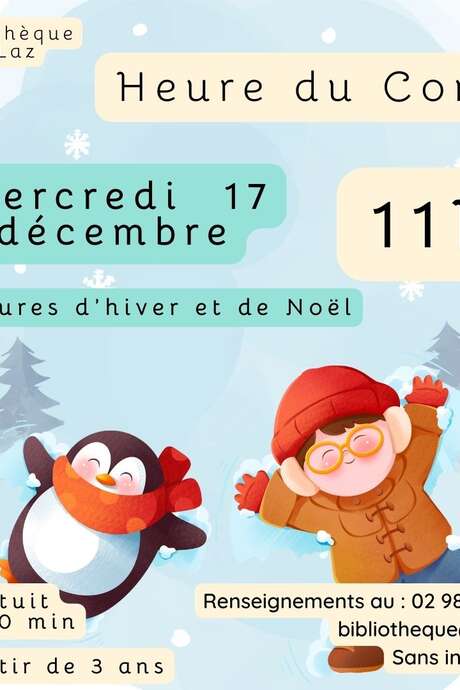 Heure du conte: lectures d'hiver et de Noël