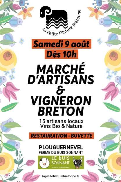 Marché d'artisans et vigneron Breton