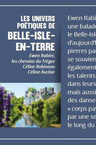 Les Univers poétiques de Belle-Isle-en-Terre - LÉGUER EN FÊTE