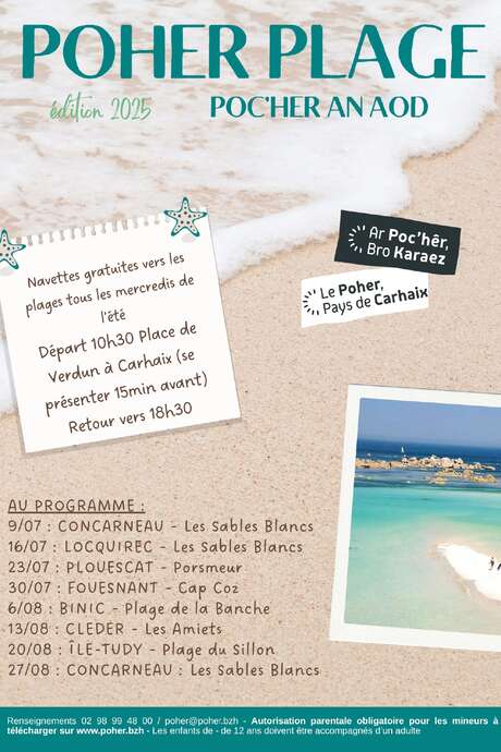 Poher plage 2025, Cleder
